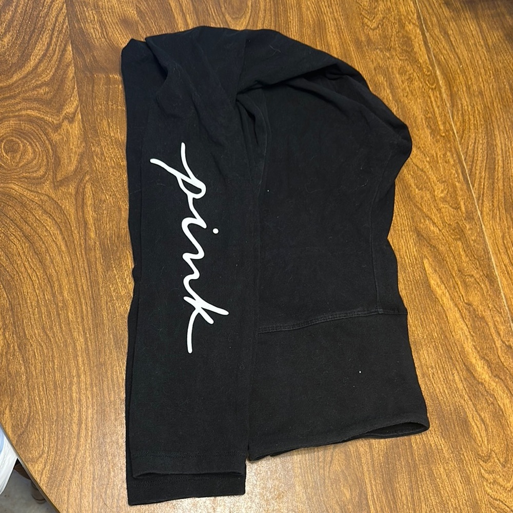 Black Leggings with White Script